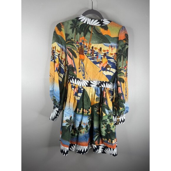 FARM Rio Carioca Mini Dress Wrap Size XS NWT - Picture 6 of 6